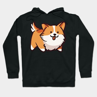 Happy Corgi Dog Hoodie